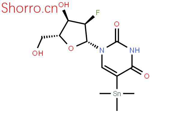 2'-脫氧-2'-氟-5-(三甲基錫烷基)尿苷結構式圖片|336881-26-6結構式圖片