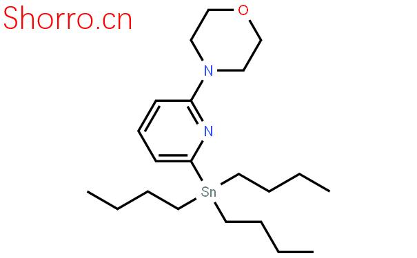4-[6-(三丁基錫烷基)吡啶-2-基]嗎啉結(jié)構(gòu)式圖片|869901-24-6結(jié)構(gòu)式圖片